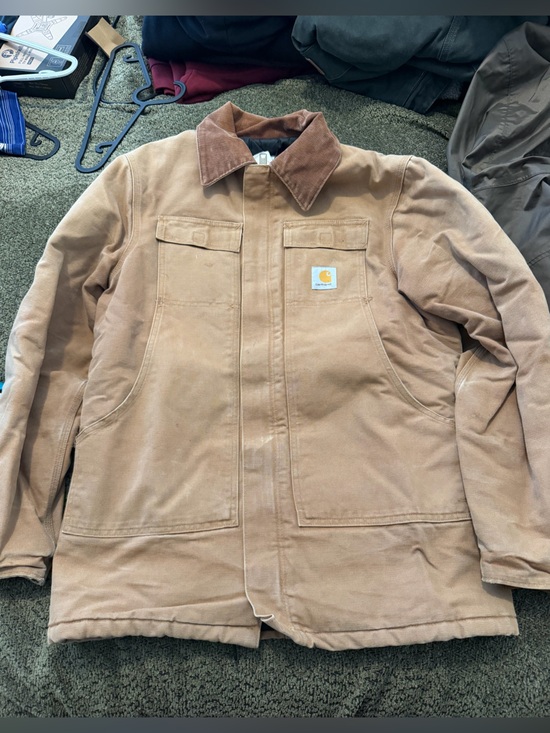 Carhartt Other - Carhartt Men's Brown Duck Detroit Jacket with Corduroy Collar